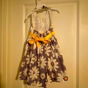 Little girl sunflower dress size 5